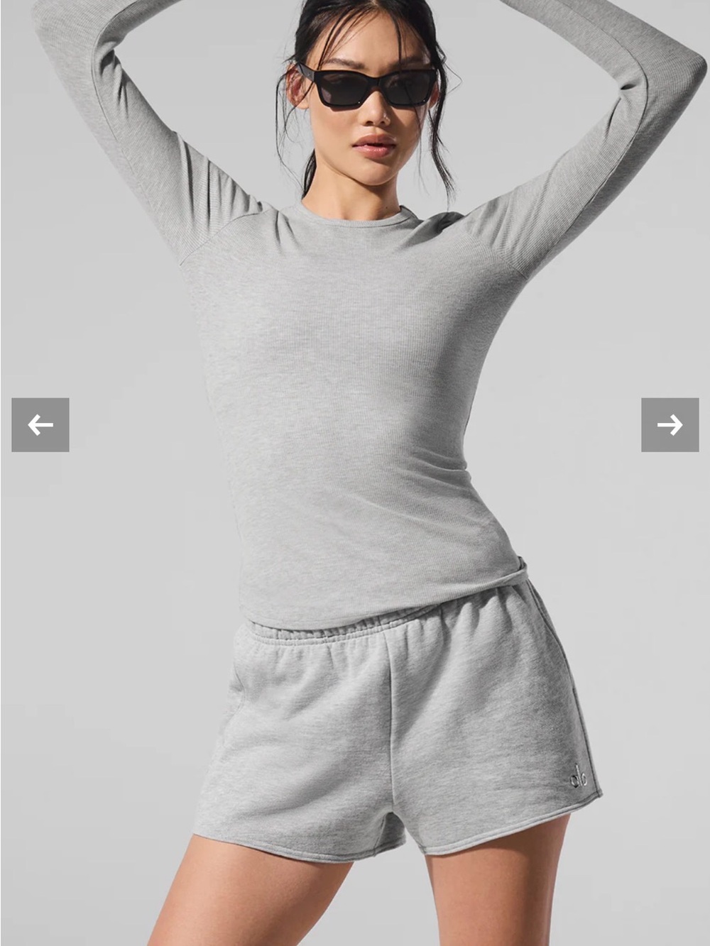 Alo Ribbed Modal Long Sleeve - Picture 1 of 6